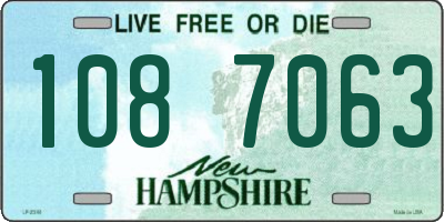 NH license plate 1087063