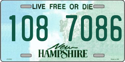 NH license plate 1087086