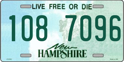 NH license plate 1087096