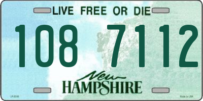 NH license plate 1087112