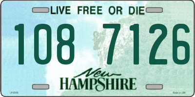 NH license plate 1087126