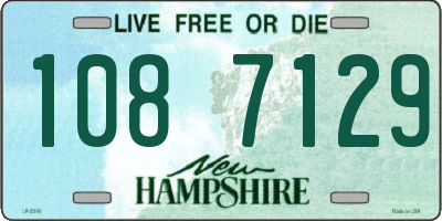 NH license plate 1087129