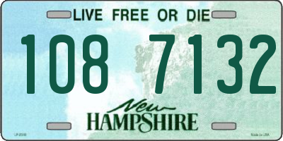 NH license plate 1087132