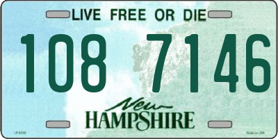 NH license plate 1087146
