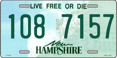 NH license plate 1087157