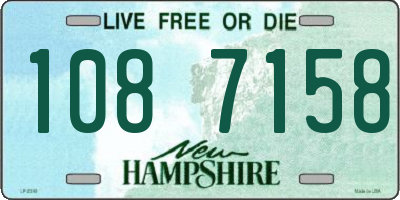 NH license plate 1087158