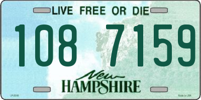 NH license plate 1087159