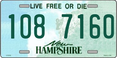 NH license plate 1087160