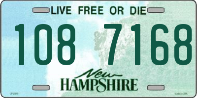NH license plate 1087168