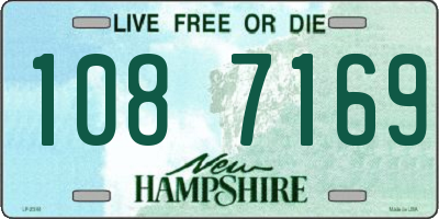 NH license plate 1087169