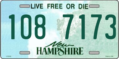 NH license plate 1087173