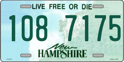 NH license plate 1087175