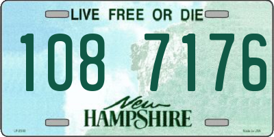 NH license plate 1087176