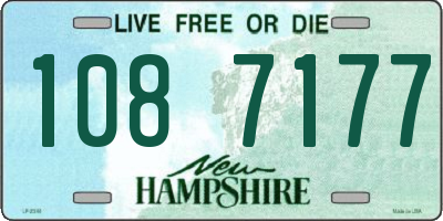 NH license plate 1087177