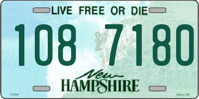 NH license plate 1087180