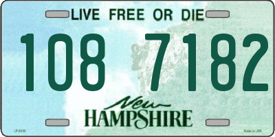 NH license plate 1087182