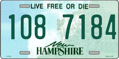 NH license plate 1087184