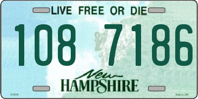 NH license plate 1087186