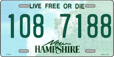 NH license plate 1087188