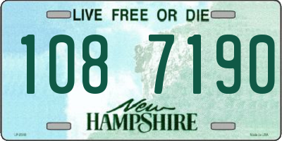NH license plate 1087190