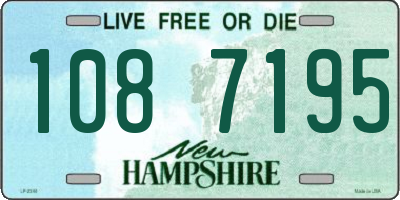 NH license plate 1087195