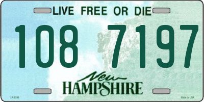 NH license plate 1087197