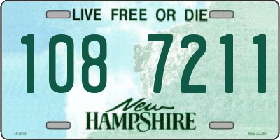 NH license plate 1087211