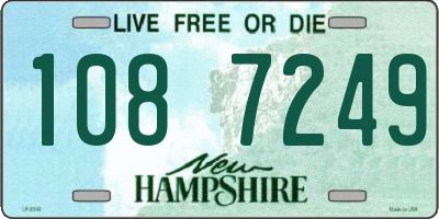 NH license plate 1087249