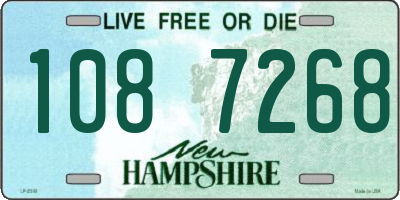 NH license plate 1087268