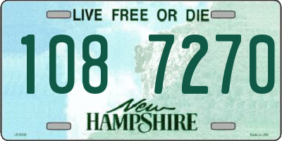 NH license plate 1087270