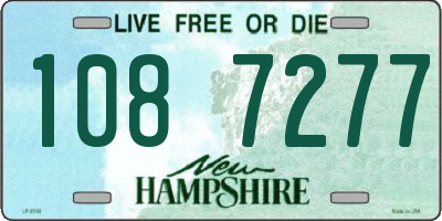 NH license plate 1087277