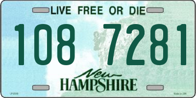 NH license plate 1087281