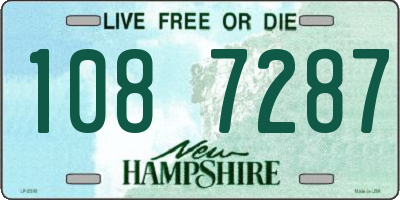 NH license plate 1087287