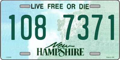 NH license plate 1087371