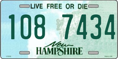 NH license plate 1087434