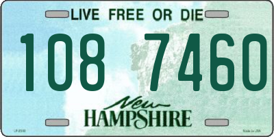 NH license plate 1087460