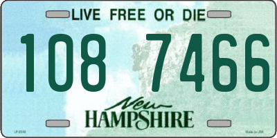 NH license plate 1087466