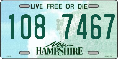 NH license plate 1087467