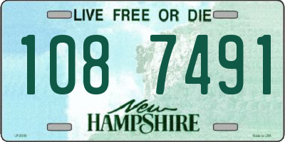 NH license plate 1087491