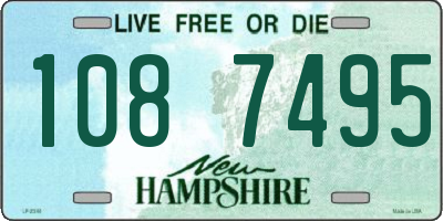 NH license plate 1087495