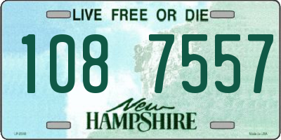 NH license plate 1087557