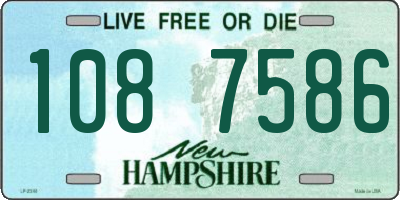 NH license plate 1087586