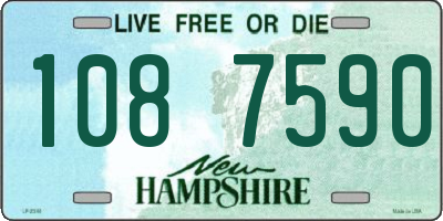 NH license plate 1087590