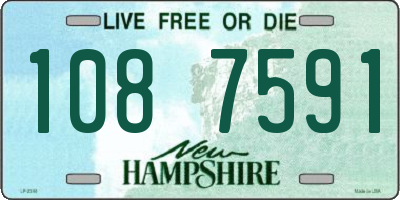 NH license plate 1087591