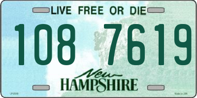 NH license plate 1087619