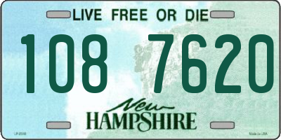 NH license plate 1087620