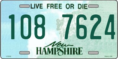 NH license plate 1087624