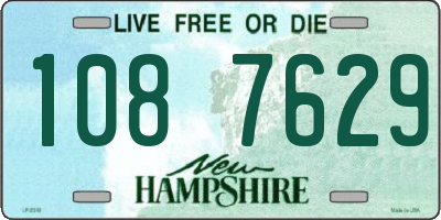 NH license plate 1087629