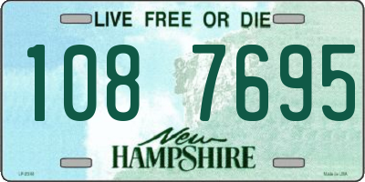 NH license plate 1087695