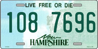 NH license plate 1087696